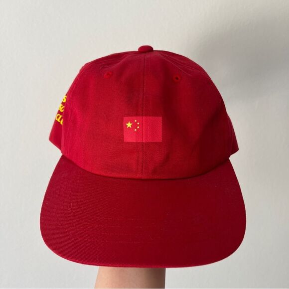 Anti Social Social Club FW17 ASSC Orange Chicken Cap RED China Hat - Picture 3 of 8